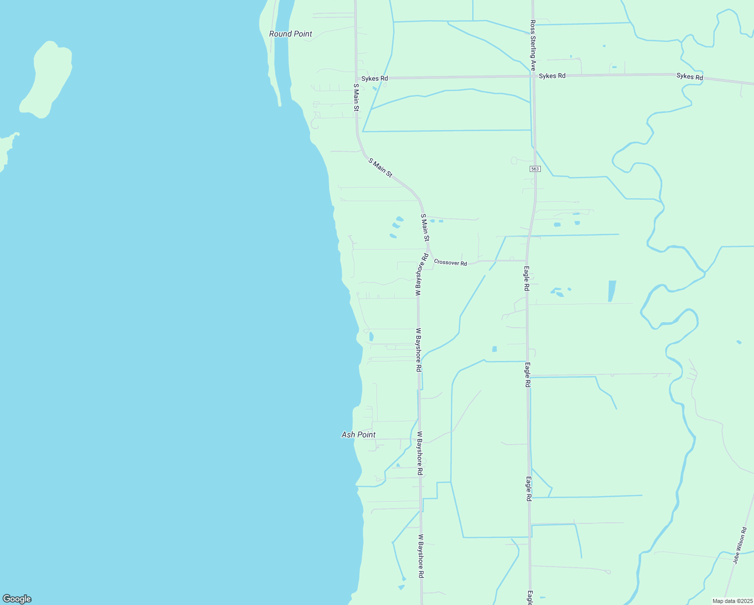 map of restaurants, bars, coffee shops, grocery stores, and more near 309 Channelview Drive in Anahuac