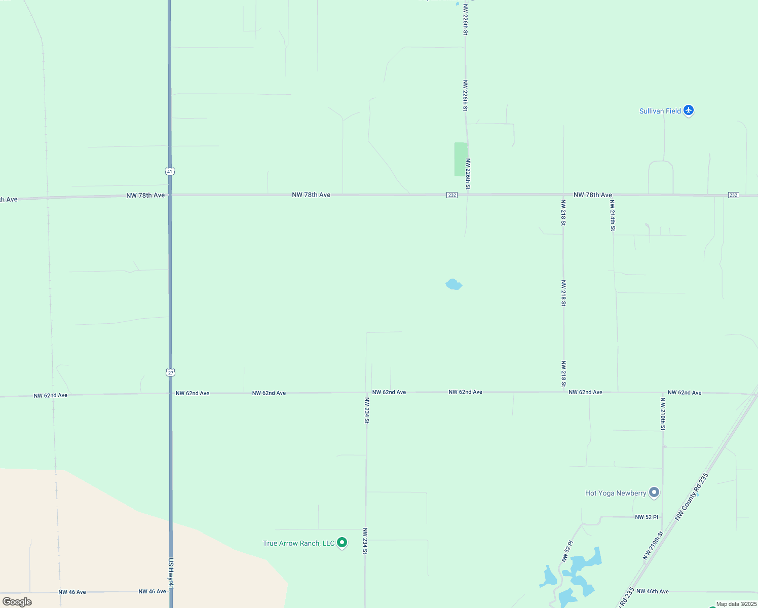 map of restaurants, bars, coffee shops, grocery stores, and more near 23804 Northwest 62 Avenue in Alachua