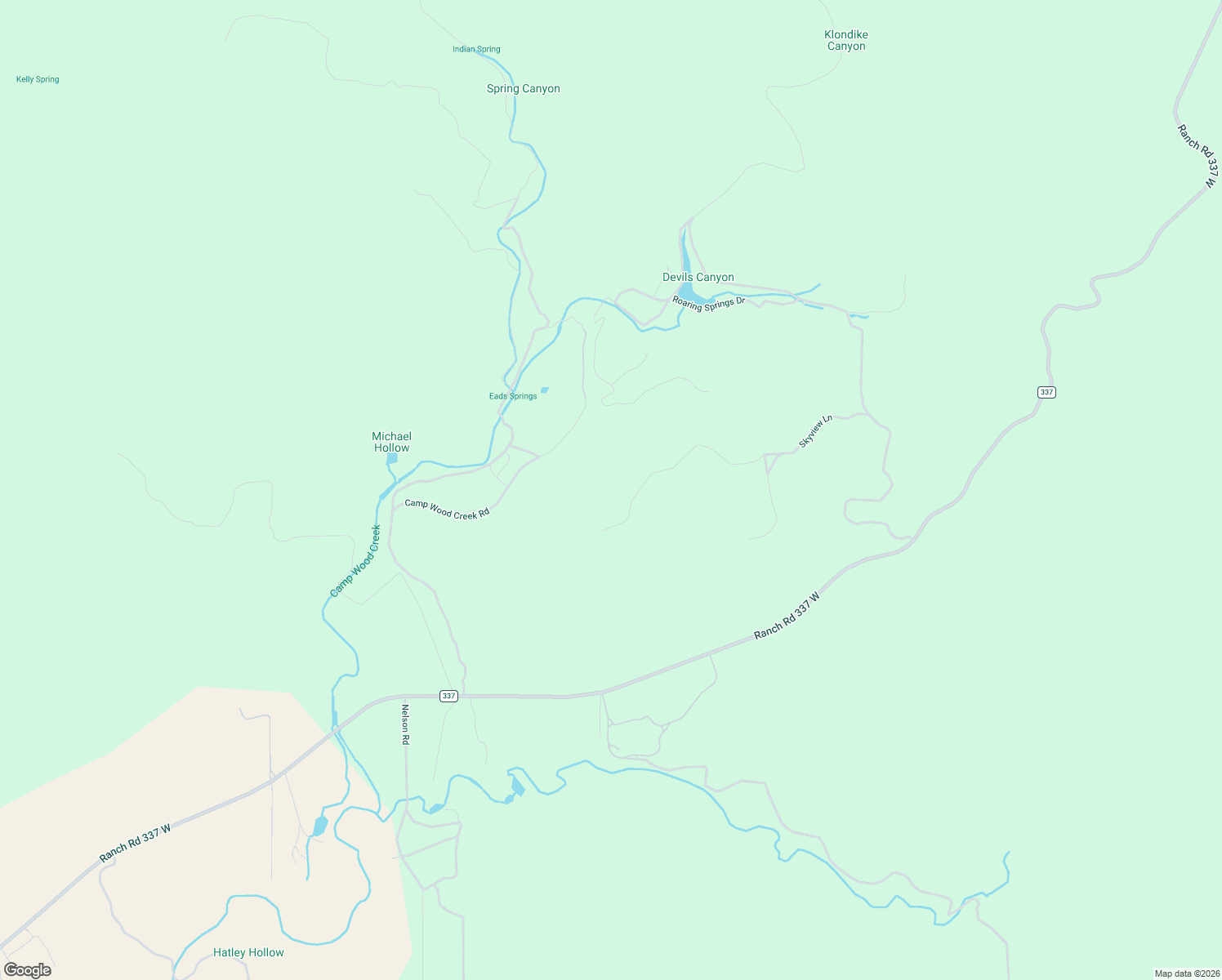 map of restaurants, bars, coffee shops, grocery stores, and more near 858 Skyview Lane in Camp Wood