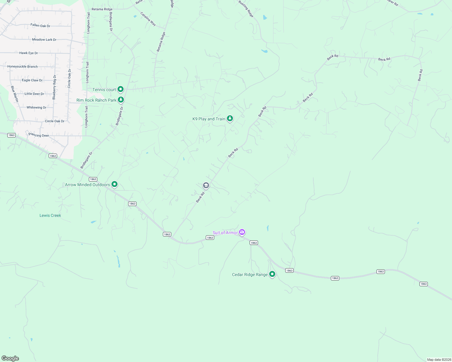 map of restaurants, bars, coffee shops, grocery stores, and more near 30080 Beck Road in Bulverde