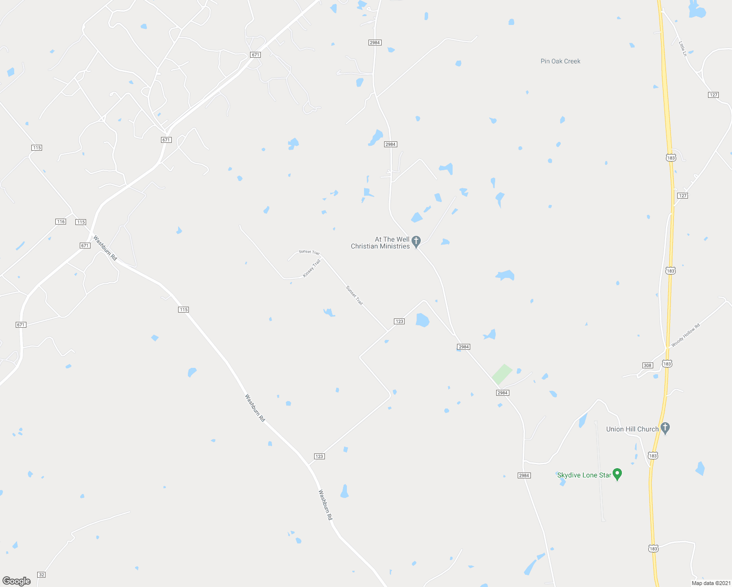 map of restaurants, bars, coffee shops, grocery stores, and more near 240 Sunset Trail in Luling