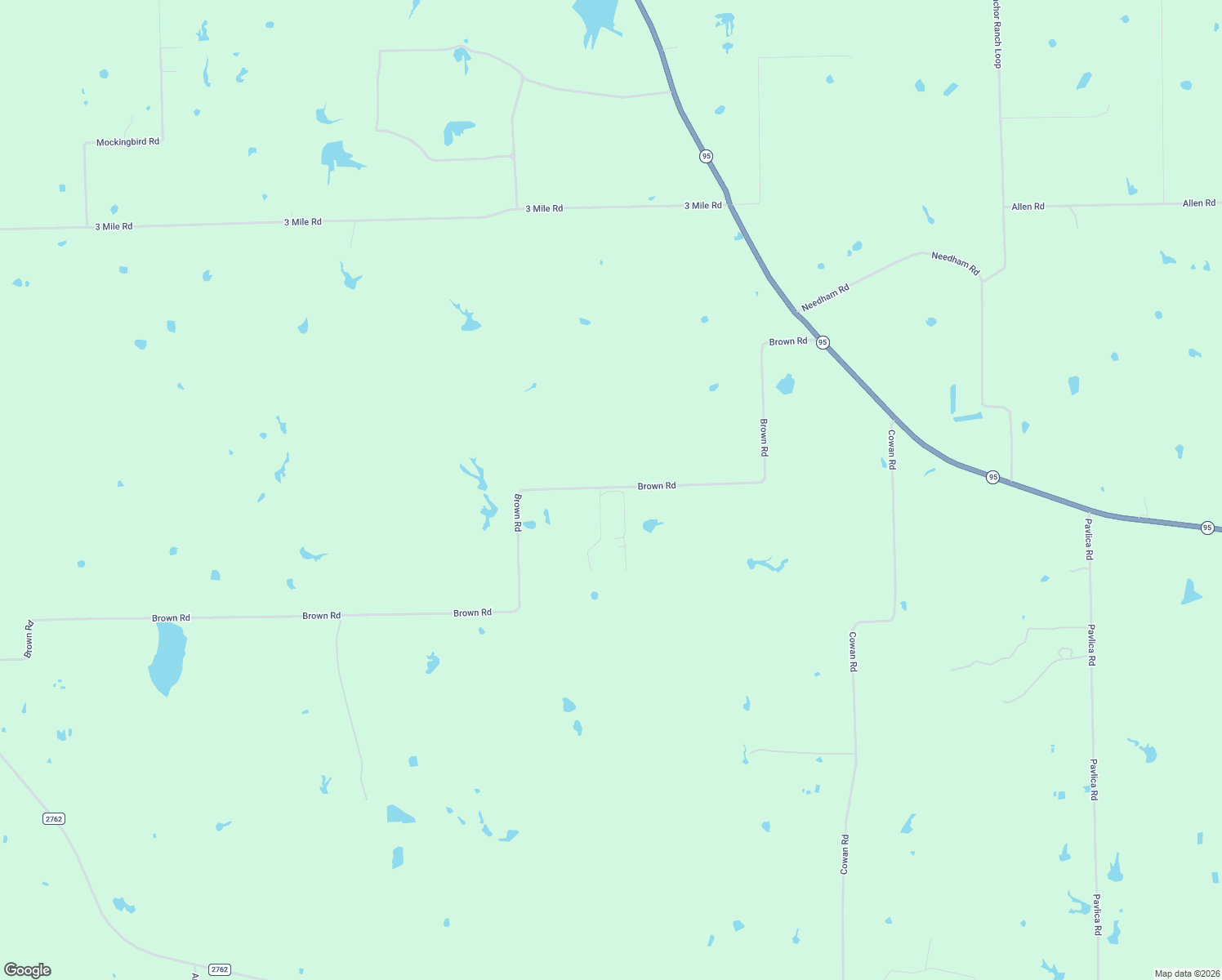 map of restaurants, bars, coffee shops, grocery stores, and more near 5850 Brown Road in Flatonia