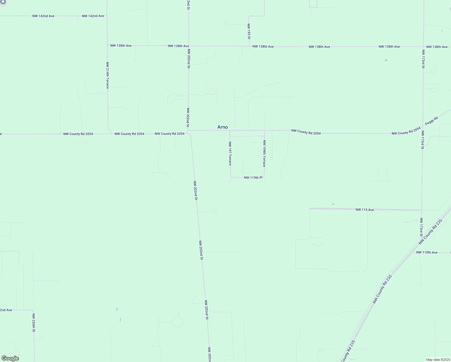 map of restaurants, bars, coffee shops, grocery stores, and more near 11916 Northwest 197 Terrace in Alachua