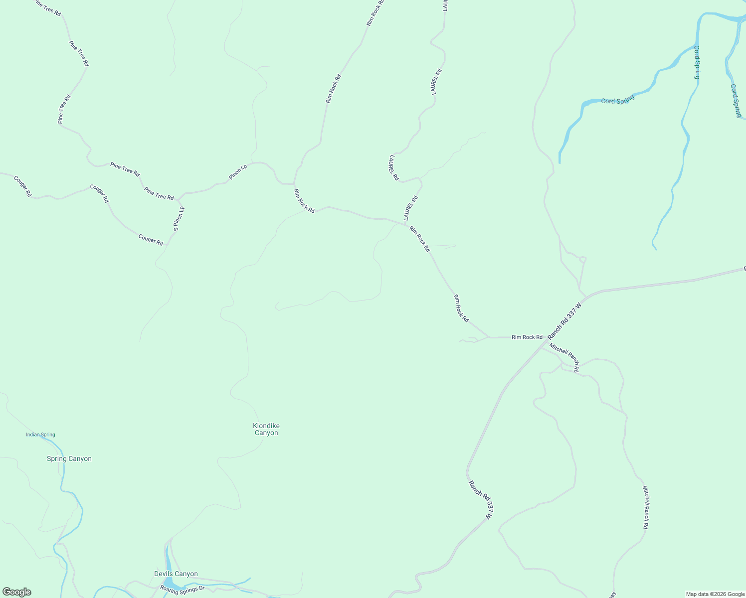map of restaurants, bars, coffee shops, grocery stores, and more near 591 South Ringtail Road in Camp Wood