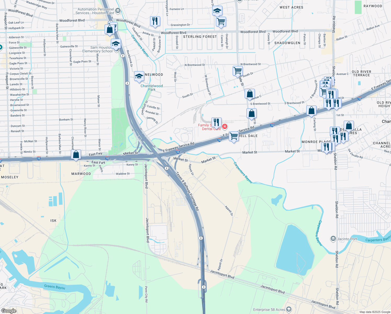 15095 Market Street, Channelview TX Walk Score