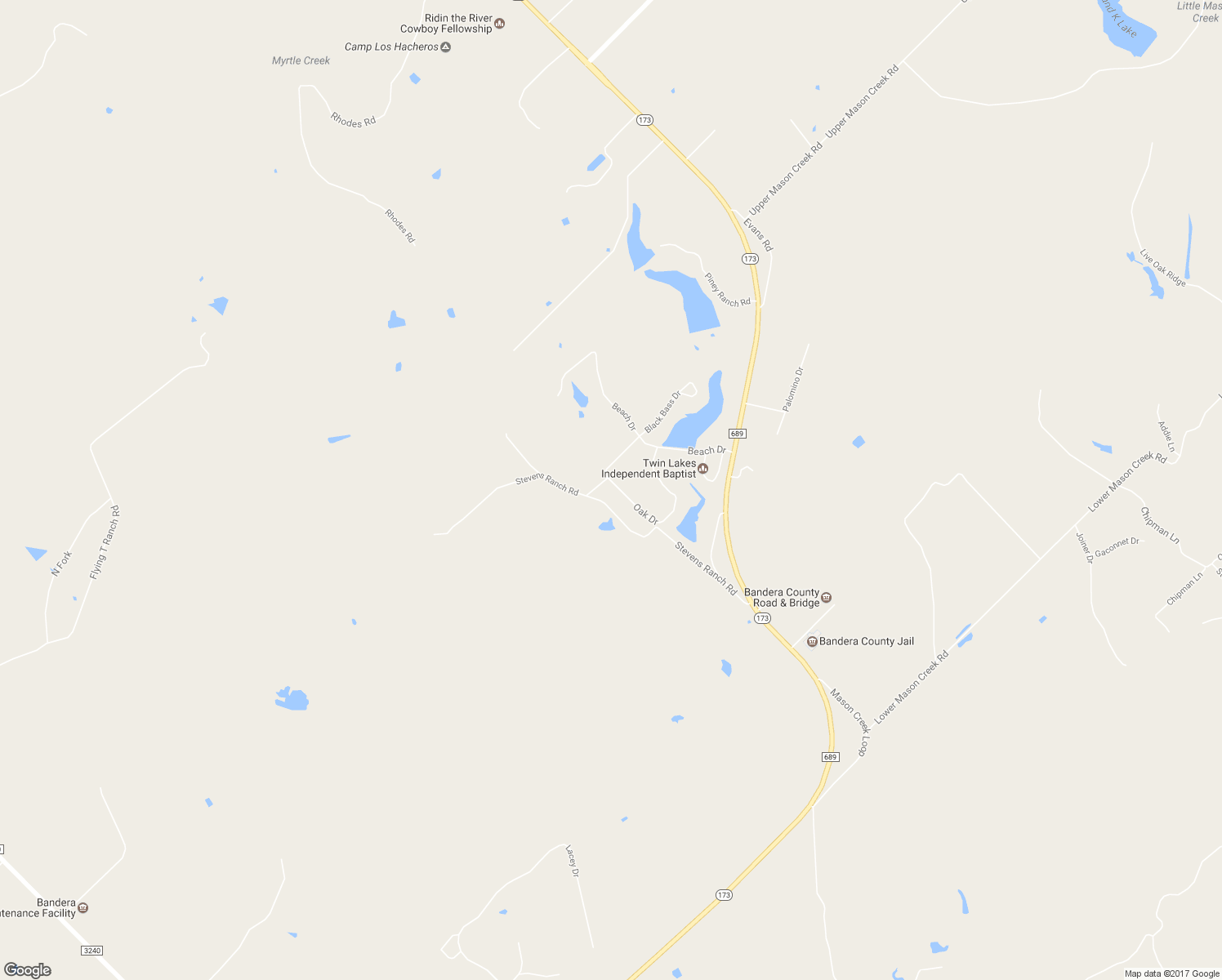 map of restaurants, bars, coffee shops, grocery stores, and more near 563 Oak Drive in Bandera