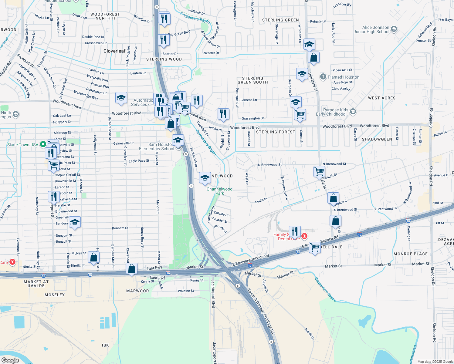 Gloster Street, Channelview TX Walk Score