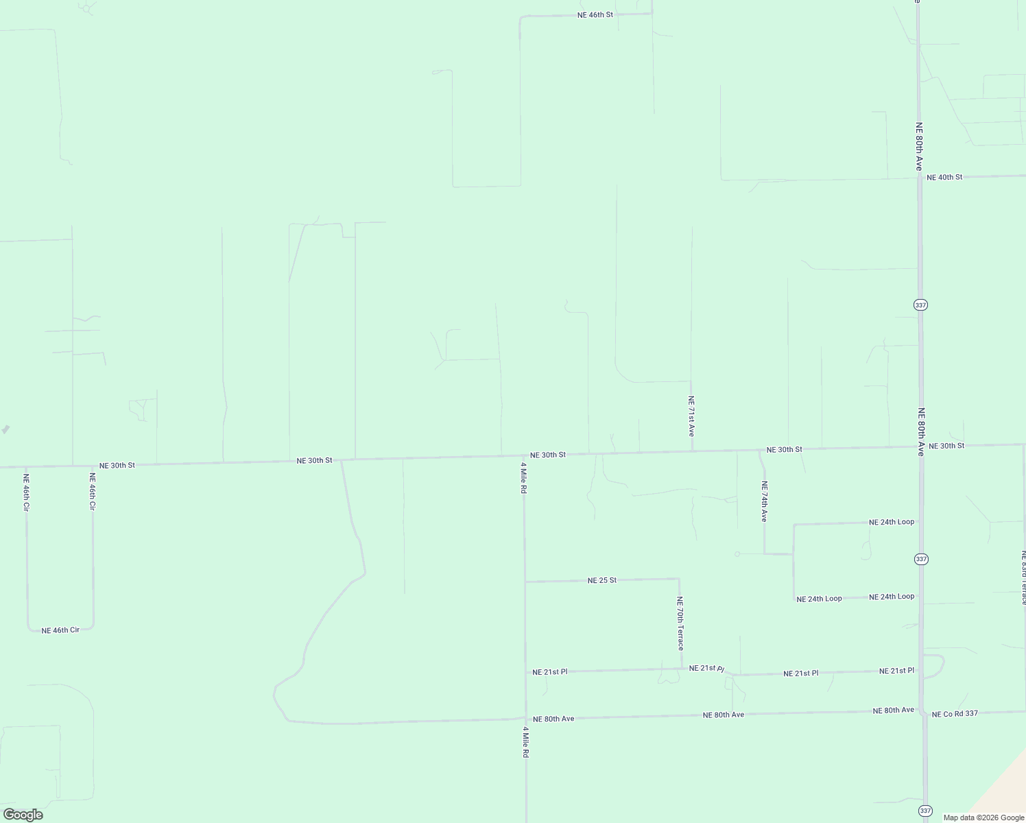 map of restaurants, bars, coffee shops, grocery stores, and more near 3190 Northeast 64th Avenue in High Springs