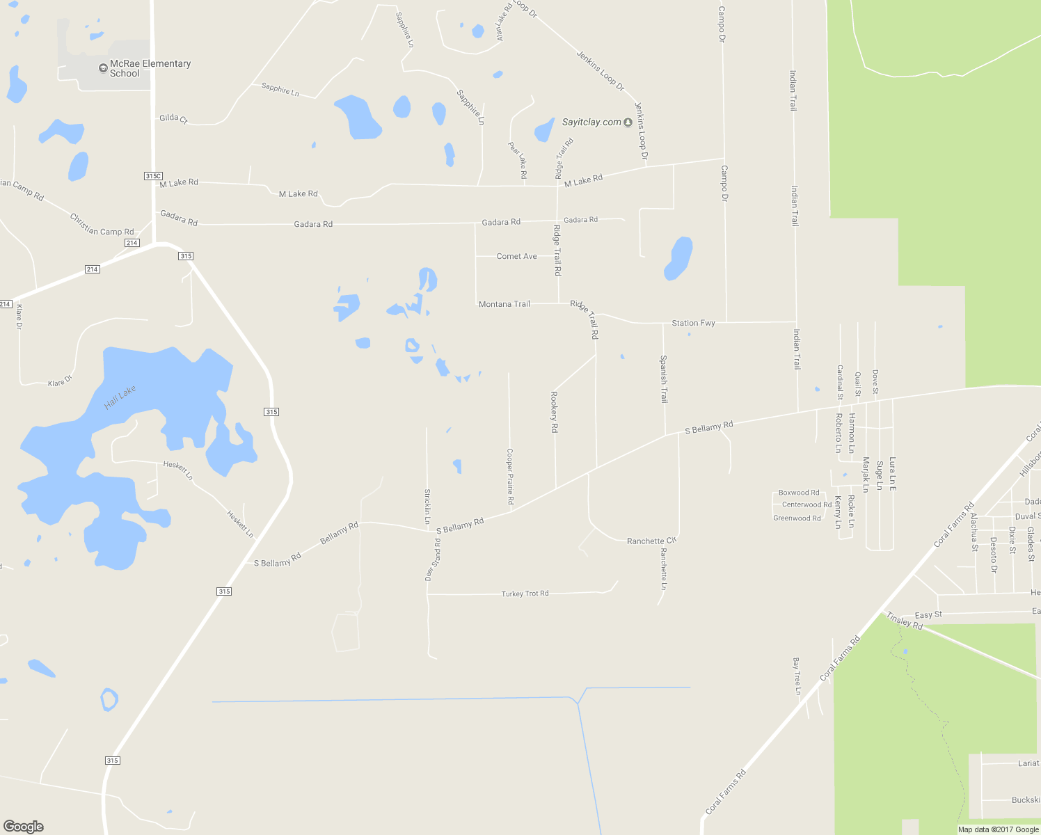 map of restaurants, bars, coffee shops, grocery stores, and more near 7231 Cooper Prairie Road in Keystone Heights