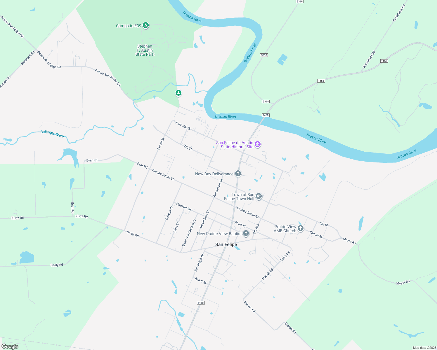 map of restaurants, bars, coffee shops, grocery stores, and more near 410 6th St in Sealy