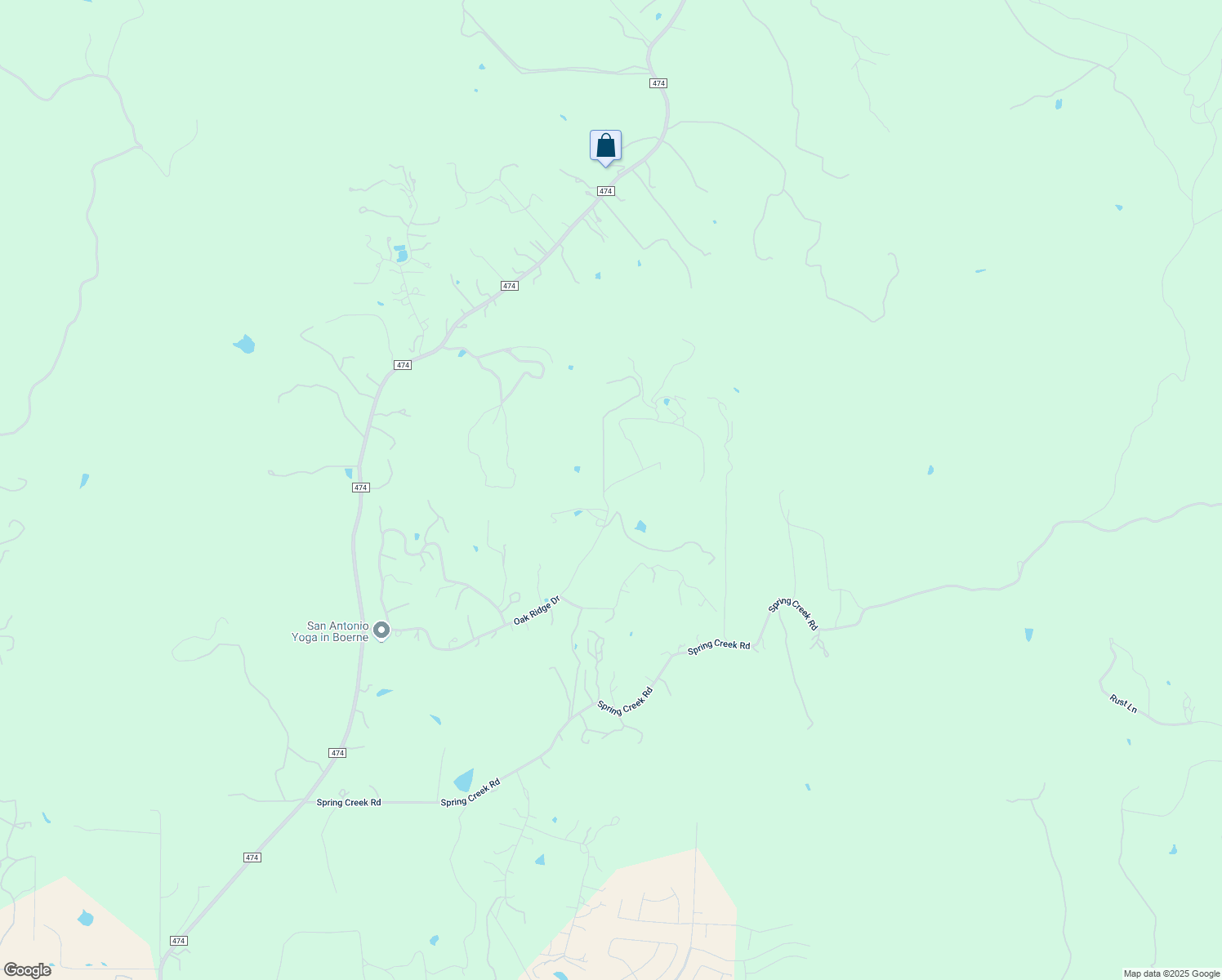 map of restaurants, bars, coffee shops, grocery stores, and more near 506 Oak Ridge Drive in Boerne