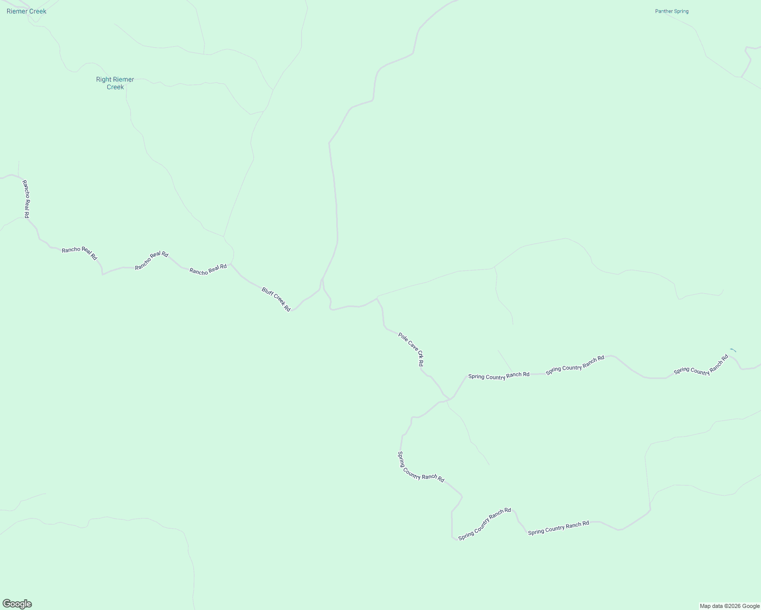 map of restaurants, bars, coffee shops, grocery stores, and more near Unnamed Road in Leakey