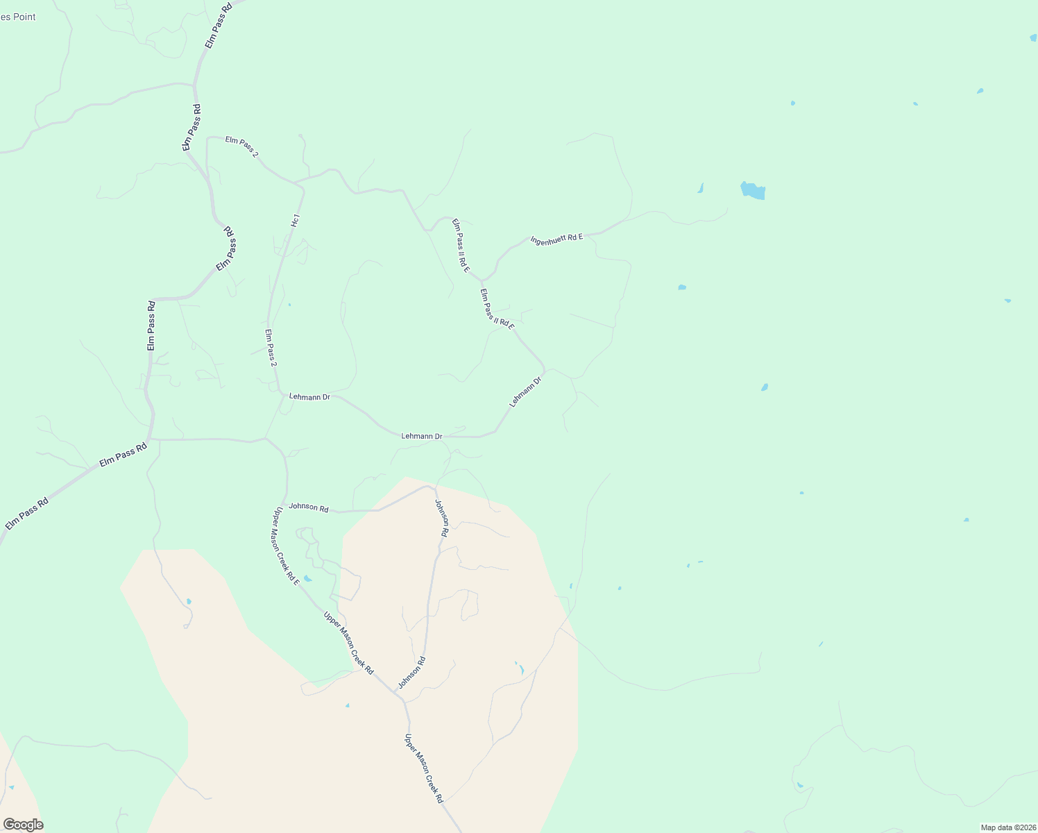 map of restaurants, bars, coffee shops, grocery stores, and more near 575 Elm Pass II Road East in Center Point