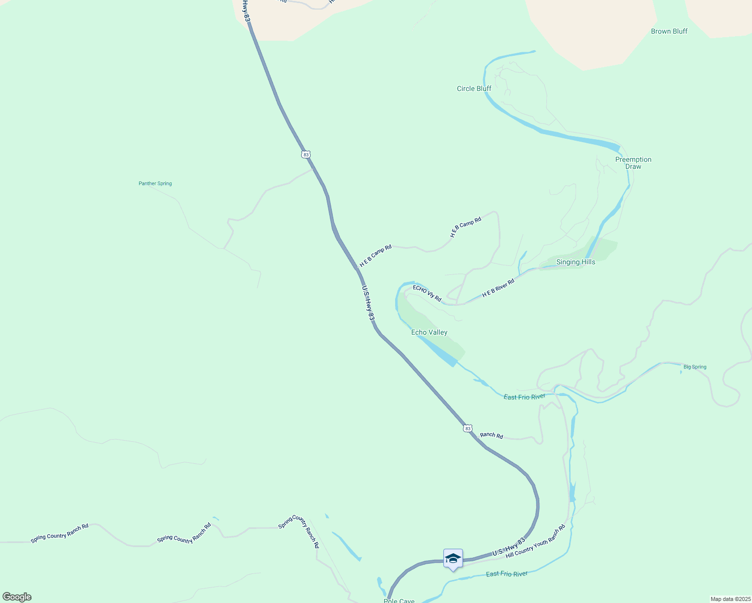 map of restaurants, bars, coffee shops, grocery stores, and more near in Leakey