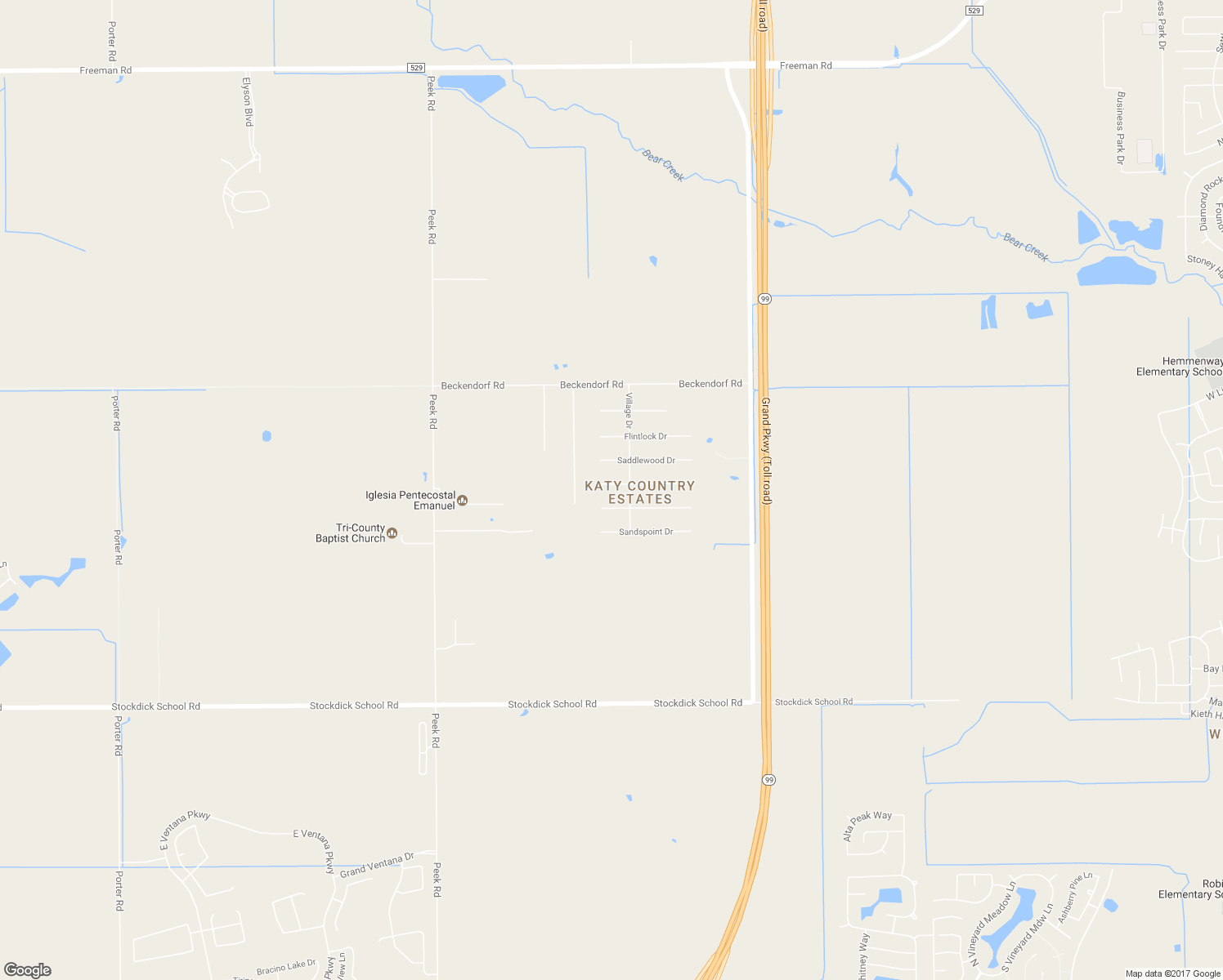 map of restaurants, bars, coffee shops, grocery stores, and more near 22311 Maplewood Drive in Katy