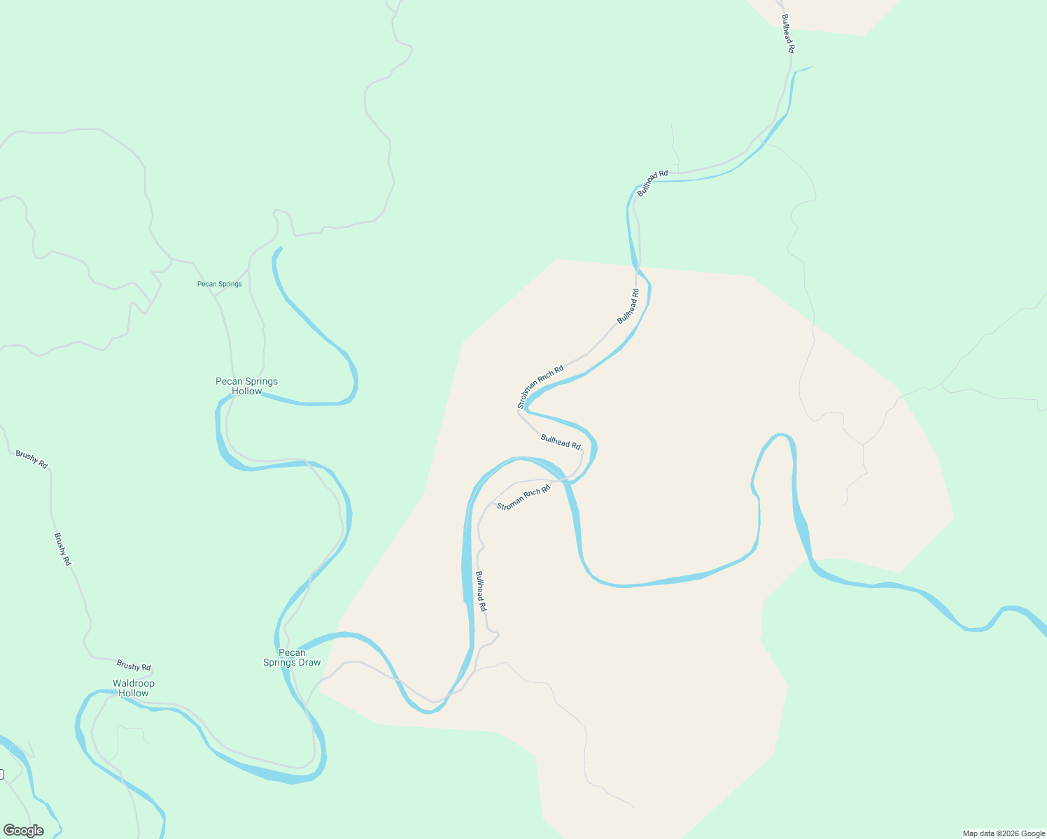 map of restaurants, bars, coffee shops, grocery stores, and more near Bullhead Road in Barksdale
