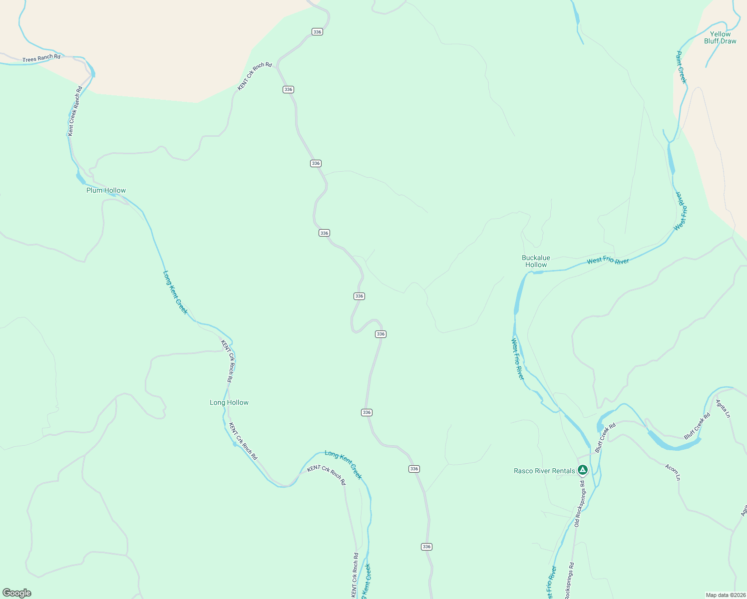 map of restaurants, bars, coffee shops, grocery stores, and more near WINCHESTER Road in Leakey