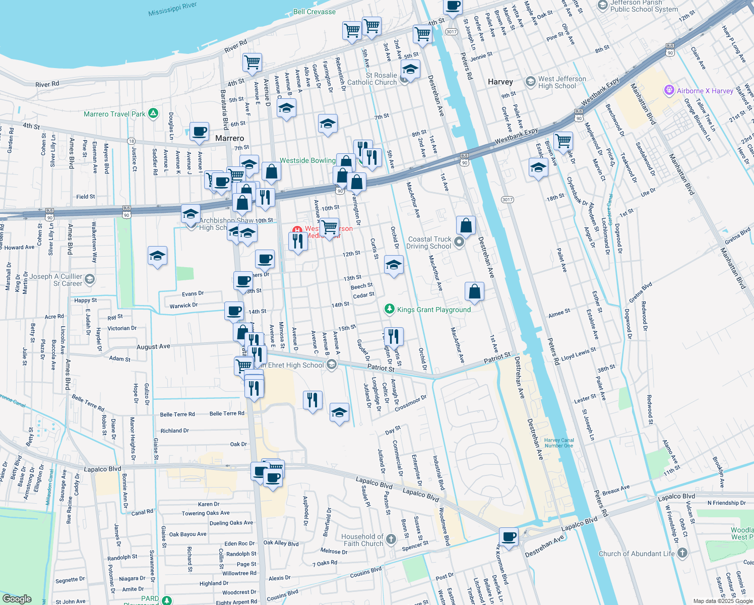 4008 14th Street, Marrero LA Walk Score