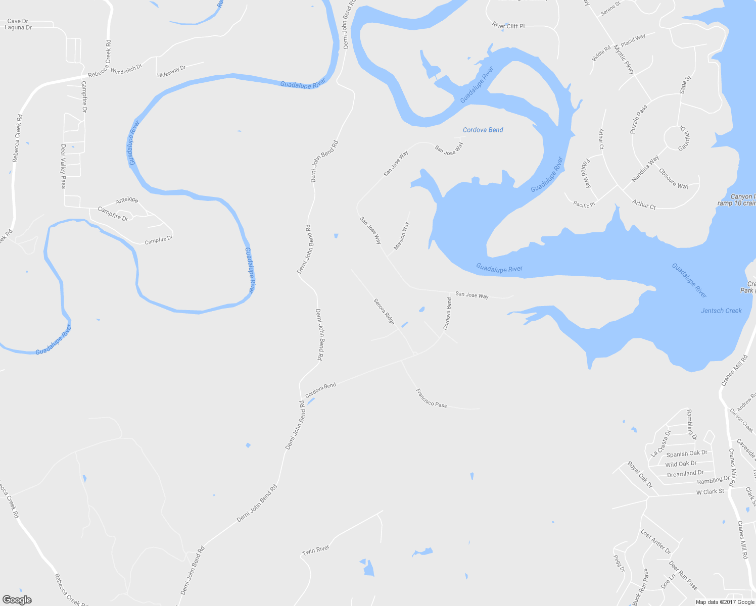 map of restaurants, bars, coffee shops, grocery stores, and more near Senora Ridge in Canyon Lake