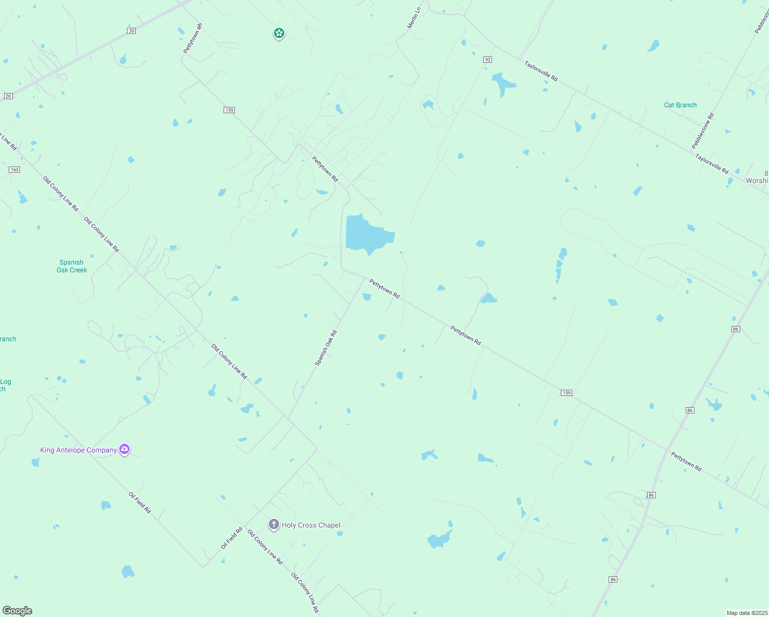 map of restaurants, bars, coffee shops, grocery stores, and more near 2236 Pettytown Road in Dale