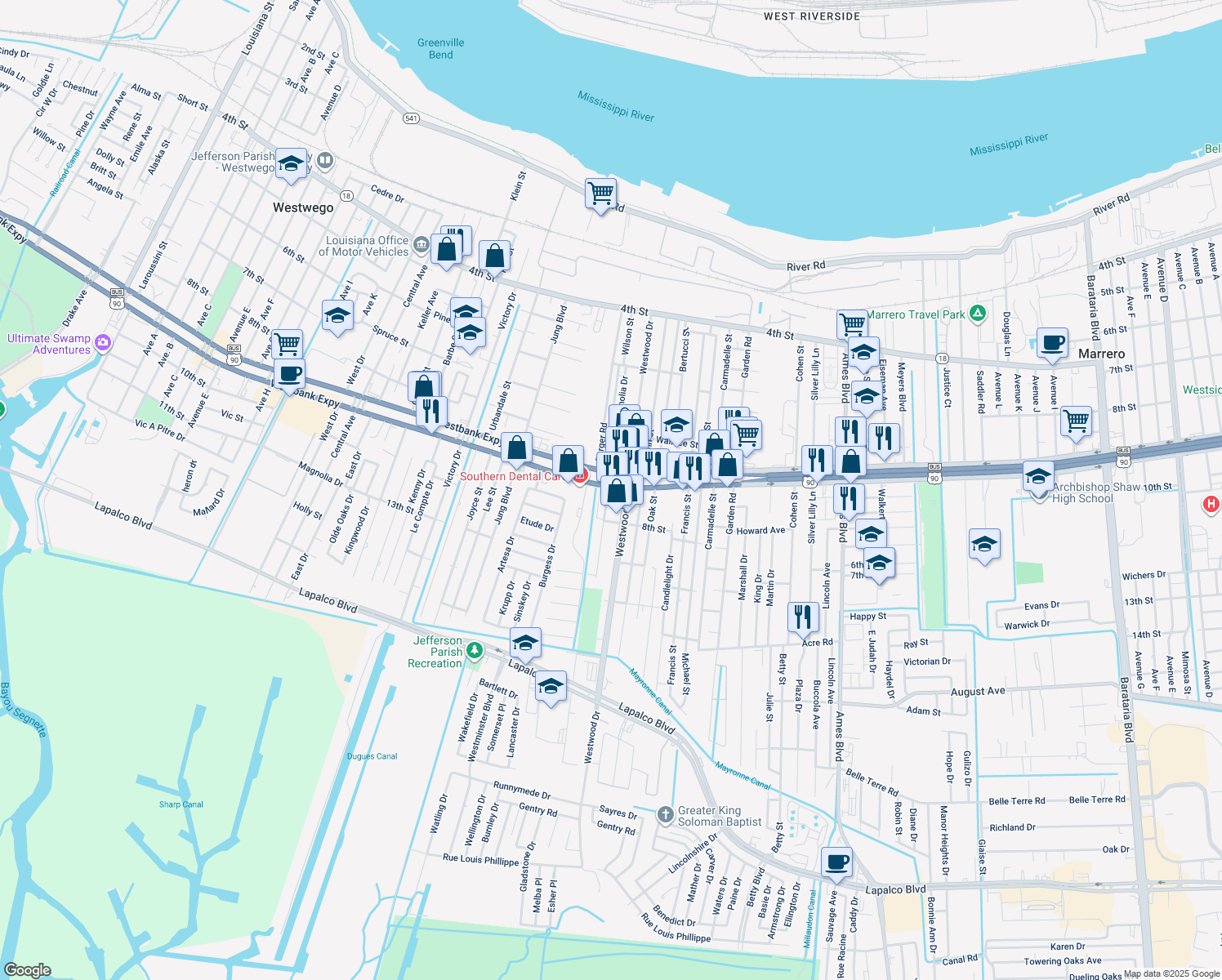 911 Dimarco Street, Marrero LA Walk Score