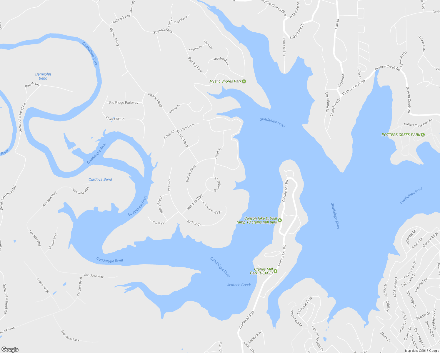 map of restaurants, bars, coffee shops, grocery stores, and more near 278 Gauntlet Drive in Spring Branch