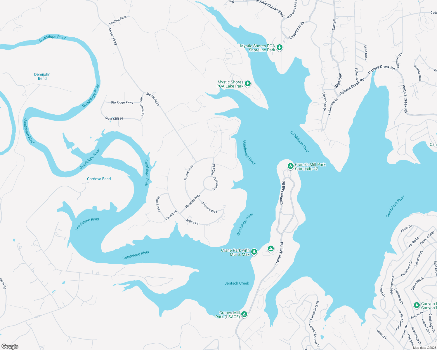 map of restaurants, bars, coffee shops, grocery stores, and more near 278 Gauntlet Drive in Spring Branch