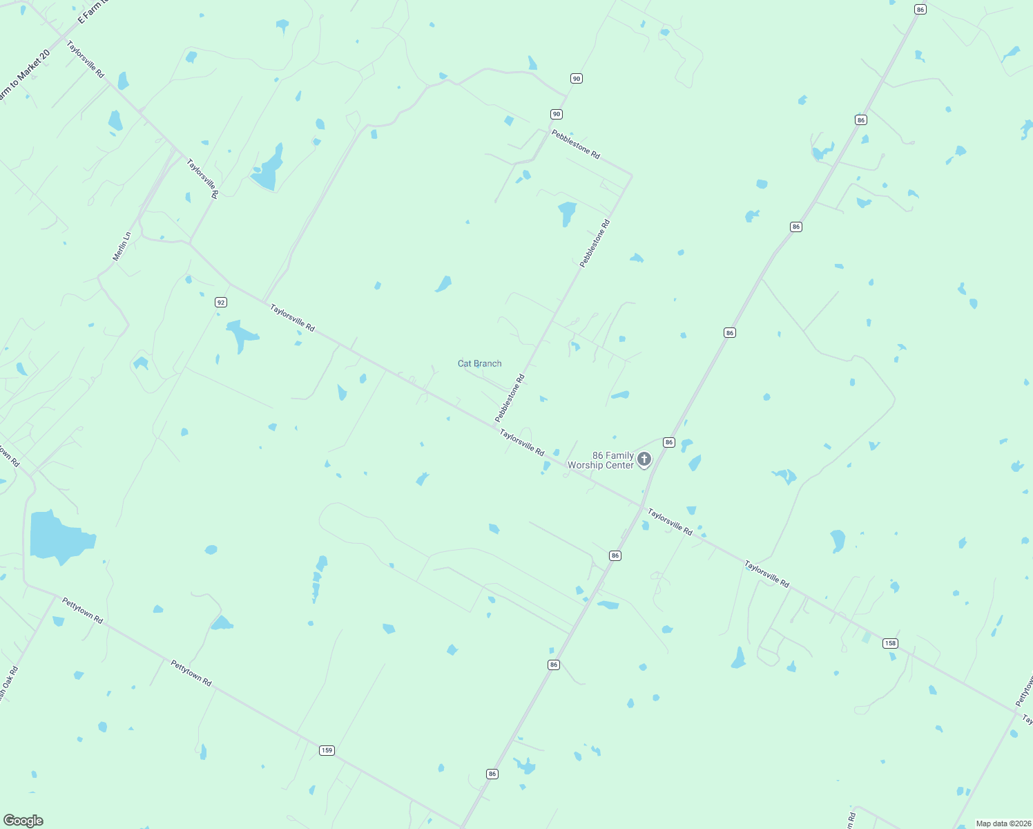 map of restaurants, bars, coffee shops, grocery stores, and more near 108 Pebblestone Road in Dale