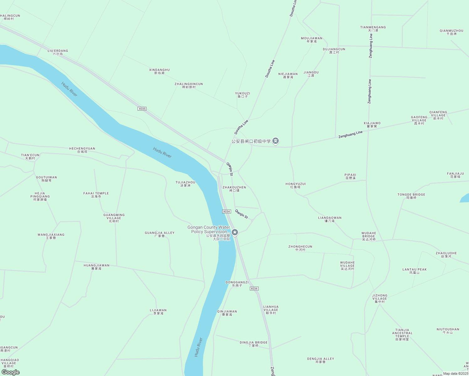 map of restaurants, bars, coffee shops, grocery stores, and more near in Jingzhou
