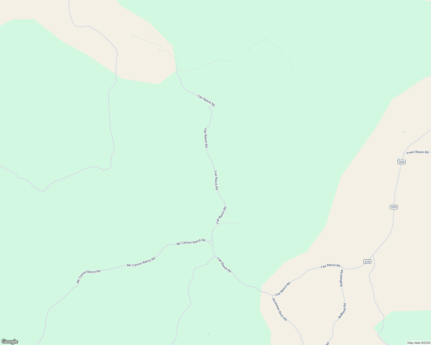 map of restaurants, bars, coffee shops, grocery stores, and more near Fair Ranch Road in Mountain Home