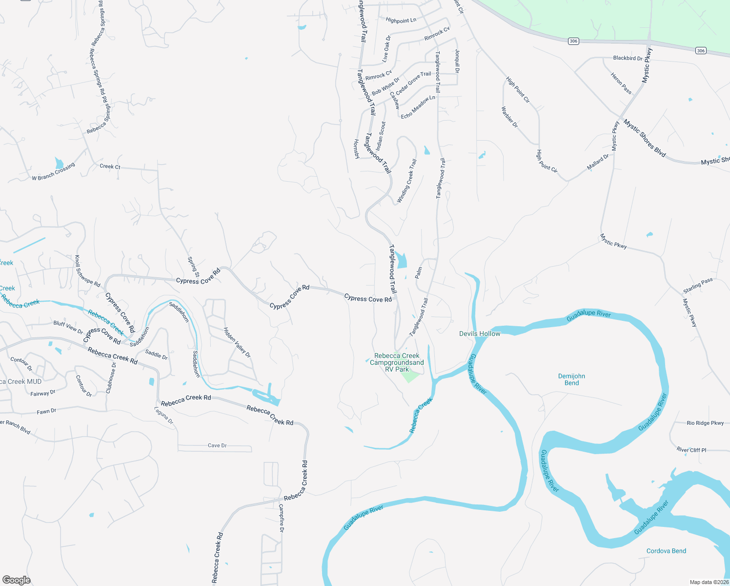 map of restaurants, bars, coffee shops, grocery stores, and more near 115 Cascada Point in Spring Branch