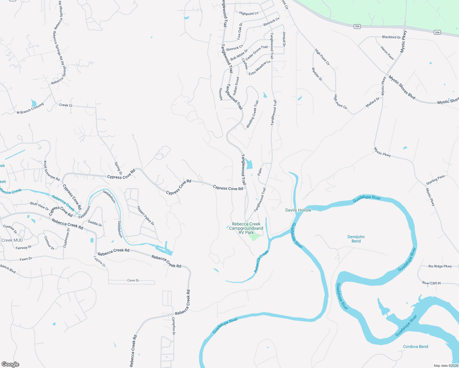 map of restaurants, bars, coffee shops, grocery stores, and more near 115 Cascada Point in Spring Branch