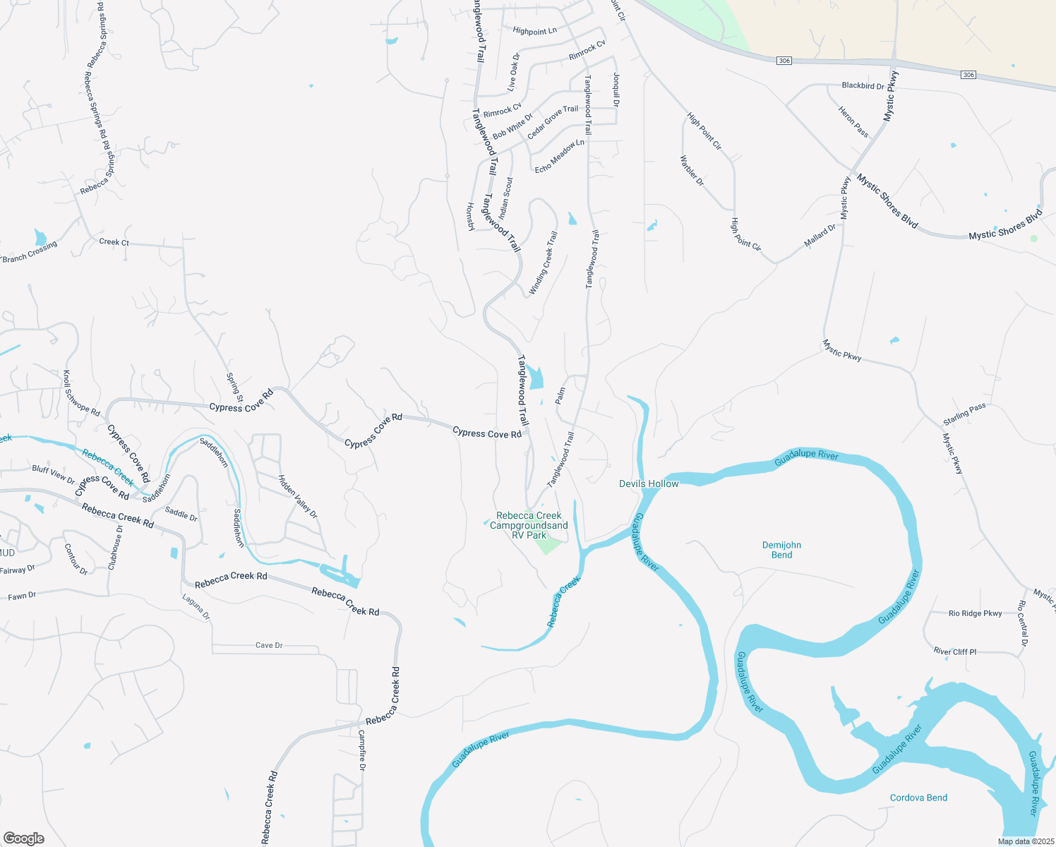map of restaurants, bars, coffee shops, grocery stores, and more near 3119 Tanglewood Trail in Spring Branch