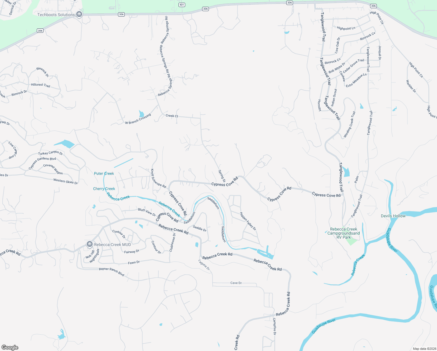 map of restaurants, bars, coffee shops, grocery stores, and more near 1051 Cypress Cove Road in Spring Branch
