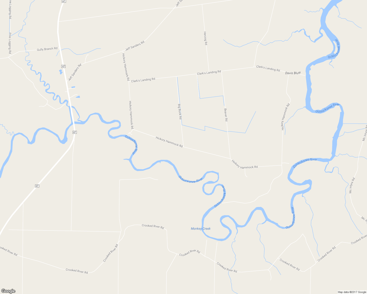 map of restaurants, bars, coffee shops, grocery stores, and more near Hickory Hammock Road in Carrabelle