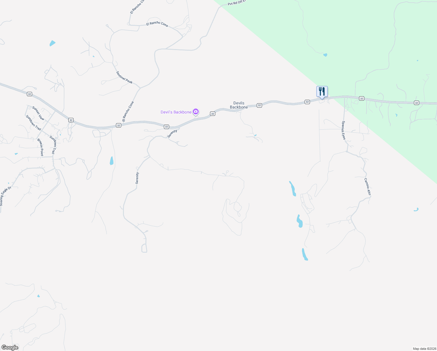 map of restaurants, bars, coffee shops, grocery stores, and more near 828 Ghost Dancer in Fischer