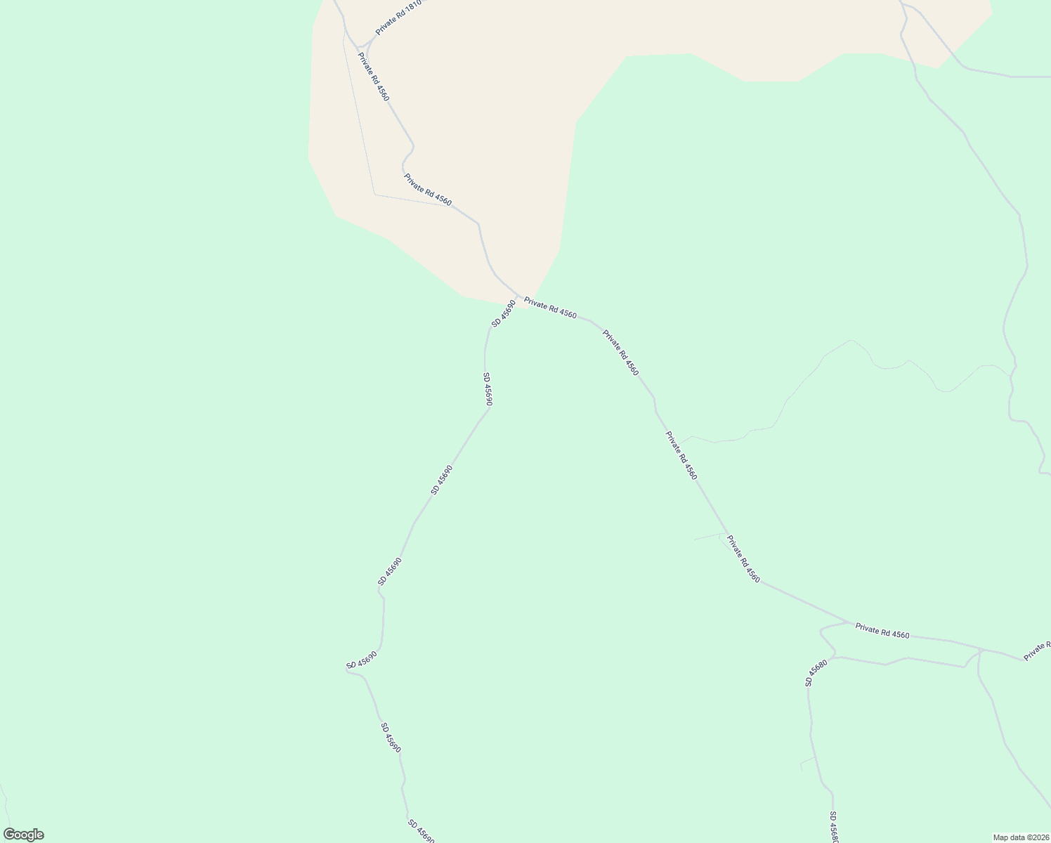 map of restaurants, bars, coffee shops, grocery stores, and more near 97 SD 45690 in Rocksprings