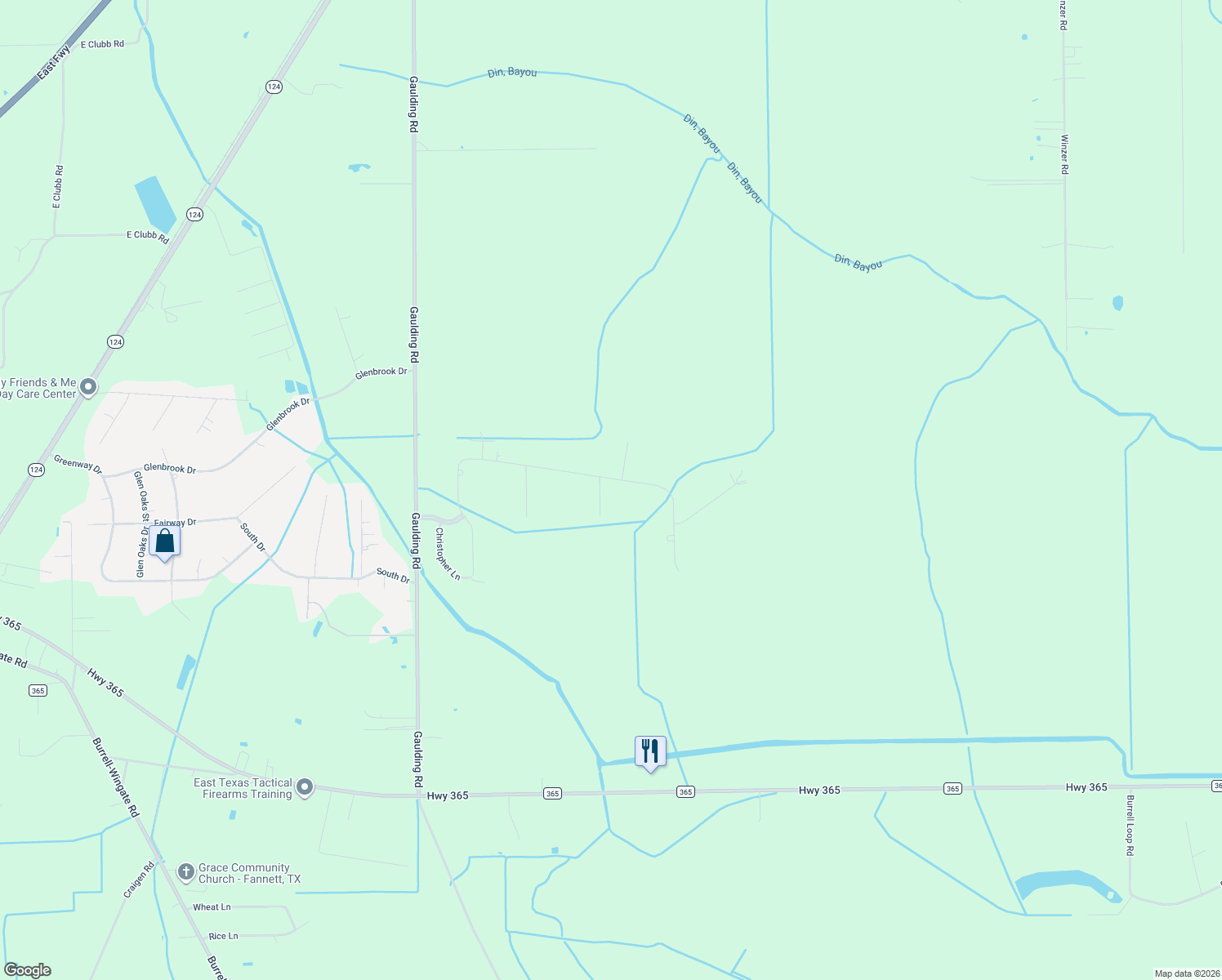 map of restaurants, bars, coffee shops, grocery stores, and more near 8315 Anastasia Avenue in Beaumont