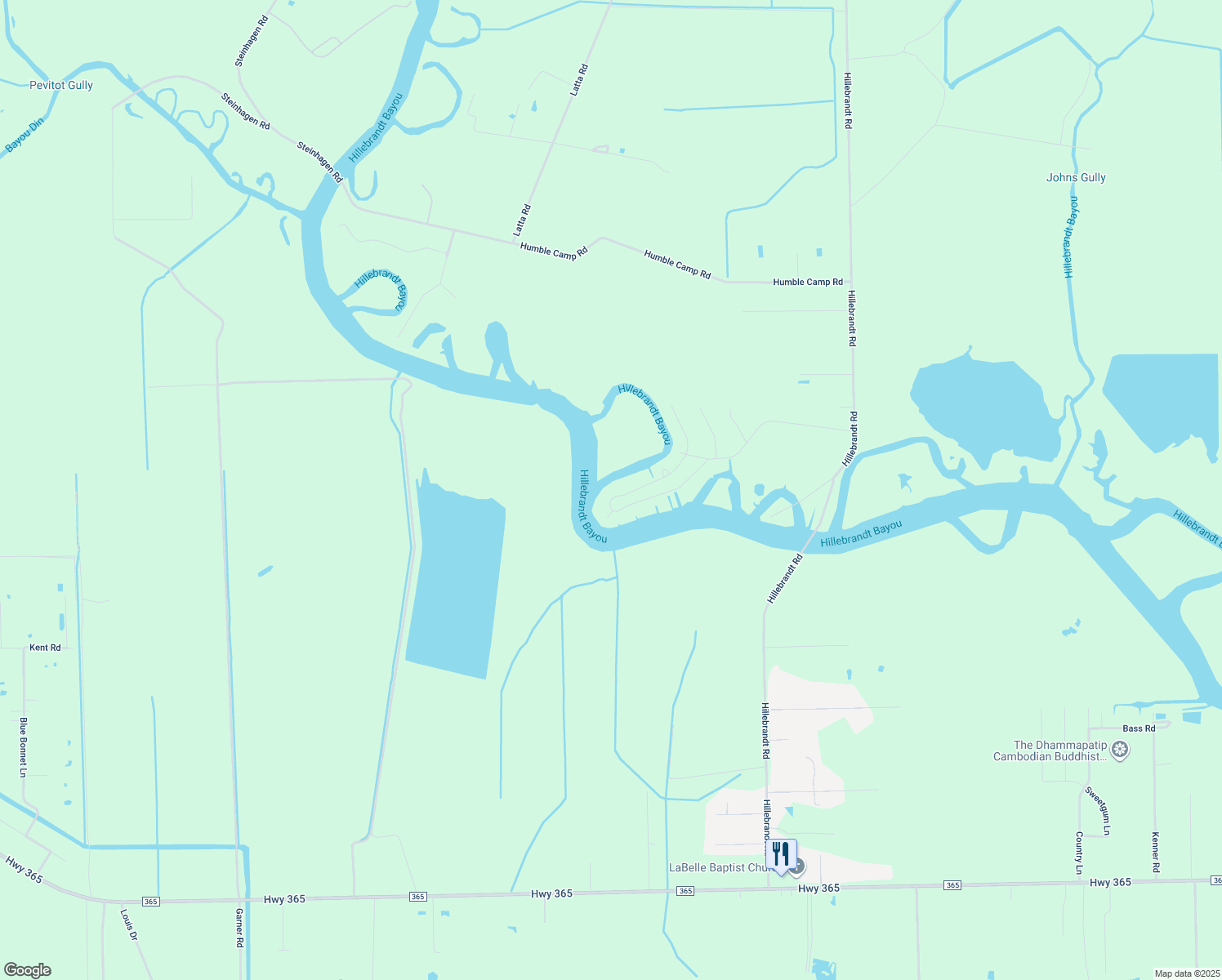 map of restaurants, bars, coffee shops, grocery stores, and more near 1551 Hillebrandt Acres in Beaumont