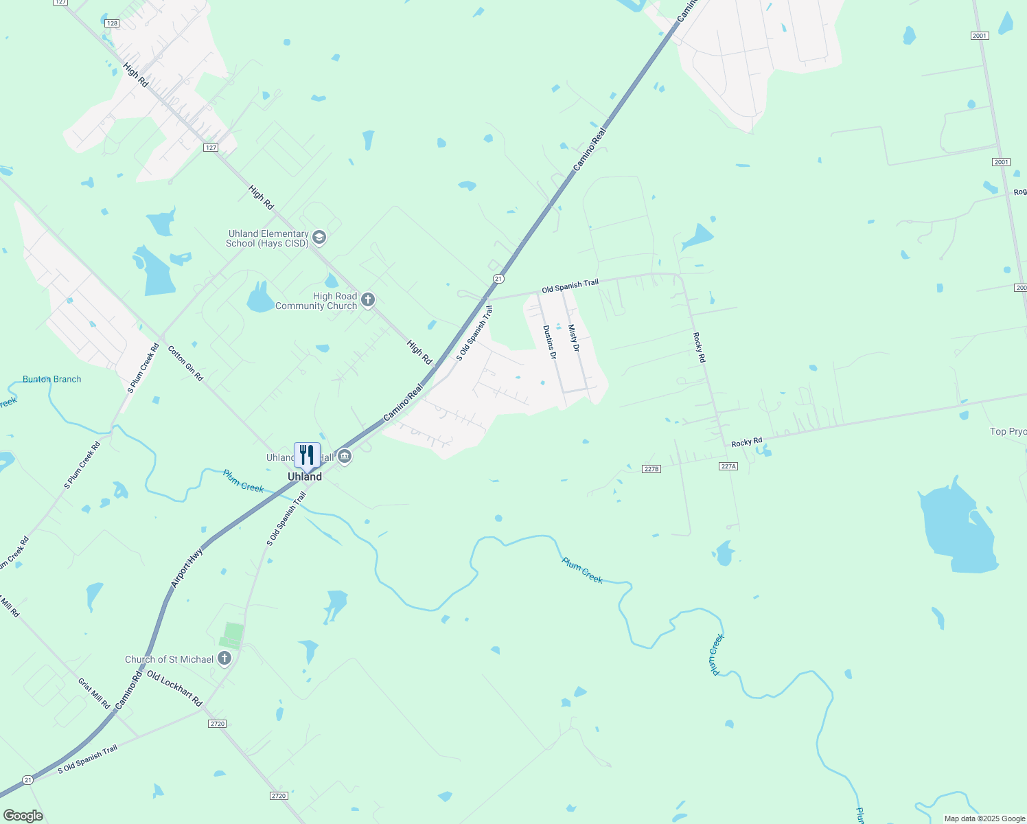 map of restaurants, bars, coffee shops, grocery stores, and more near 116 Rylea Court in Kyle