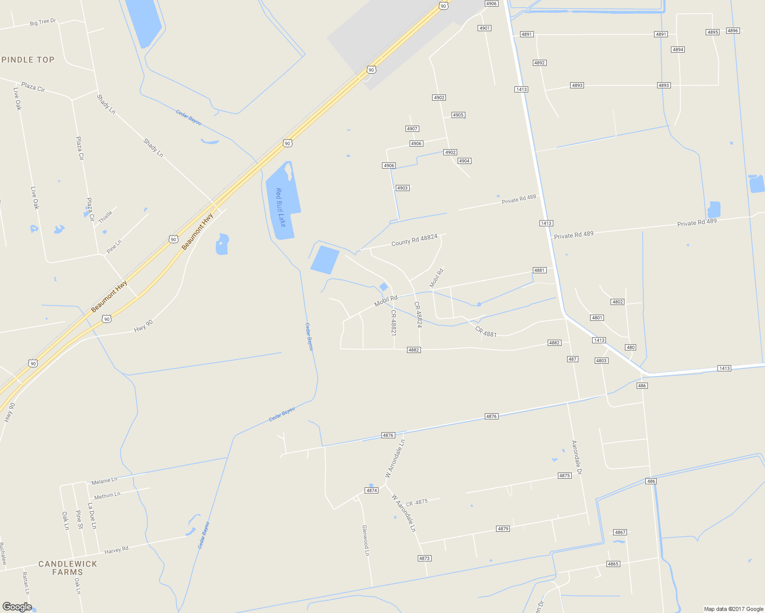 map of restaurants, bars, coffee shops, grocery stores, and more near 194 County Road 4882 in Dayton