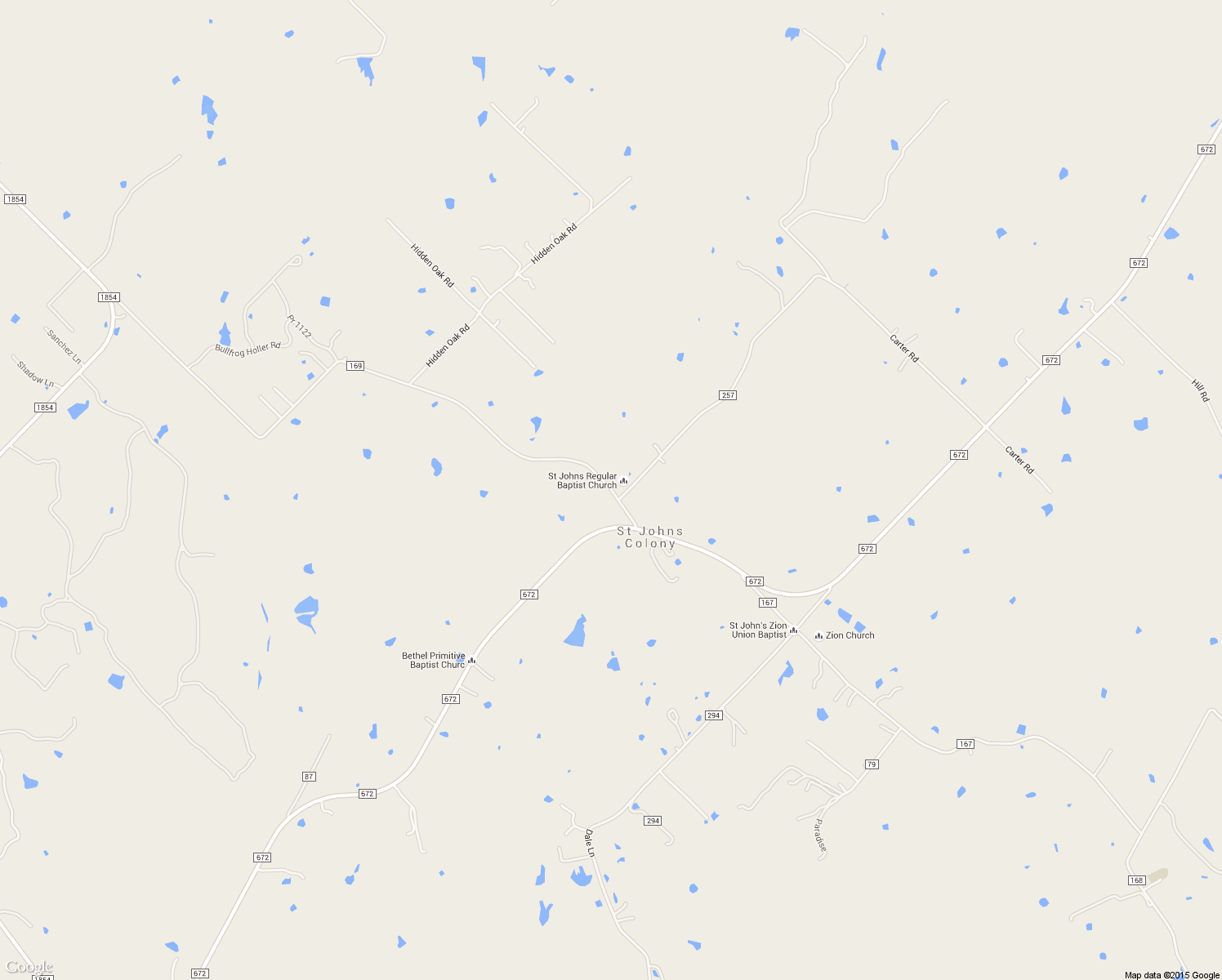 map of restaurants, bars, coffee shops, grocery stores, and more near 445 Saint Johns Road in Dale