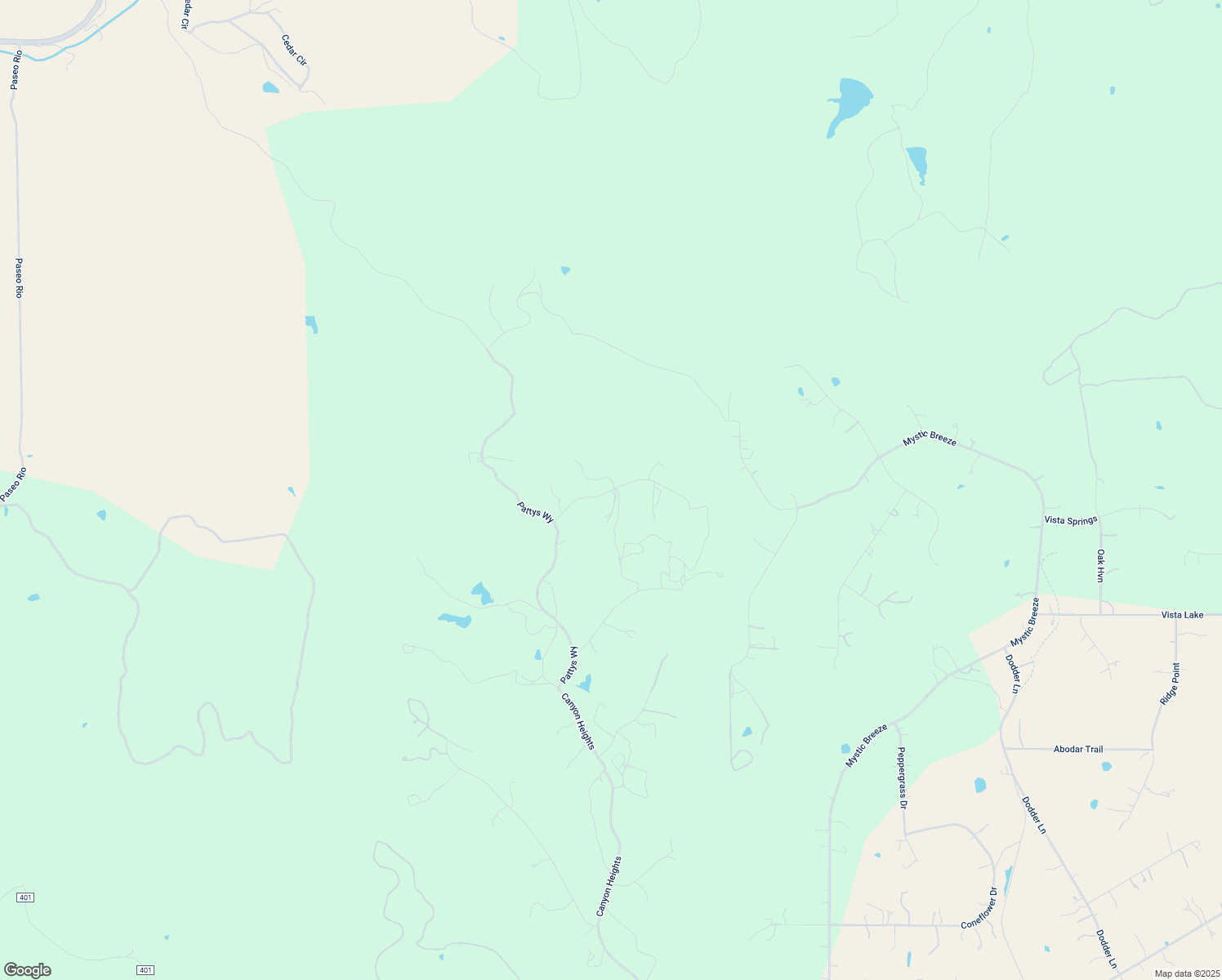 map of restaurants, bars, coffee shops, grocery stores, and more near Senisa Way in Spring Branch