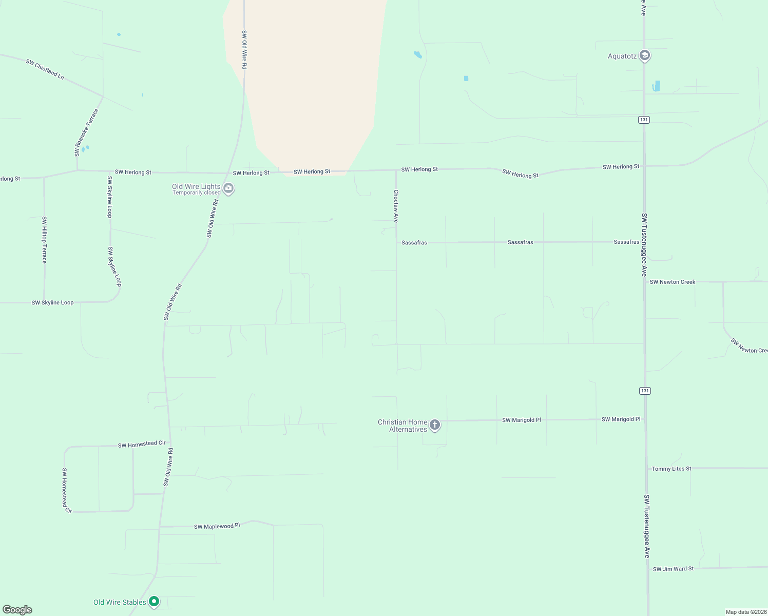 map of restaurants, bars, coffee shops, grocery stores, and more near 852 Choctaw Avenue in Fort White