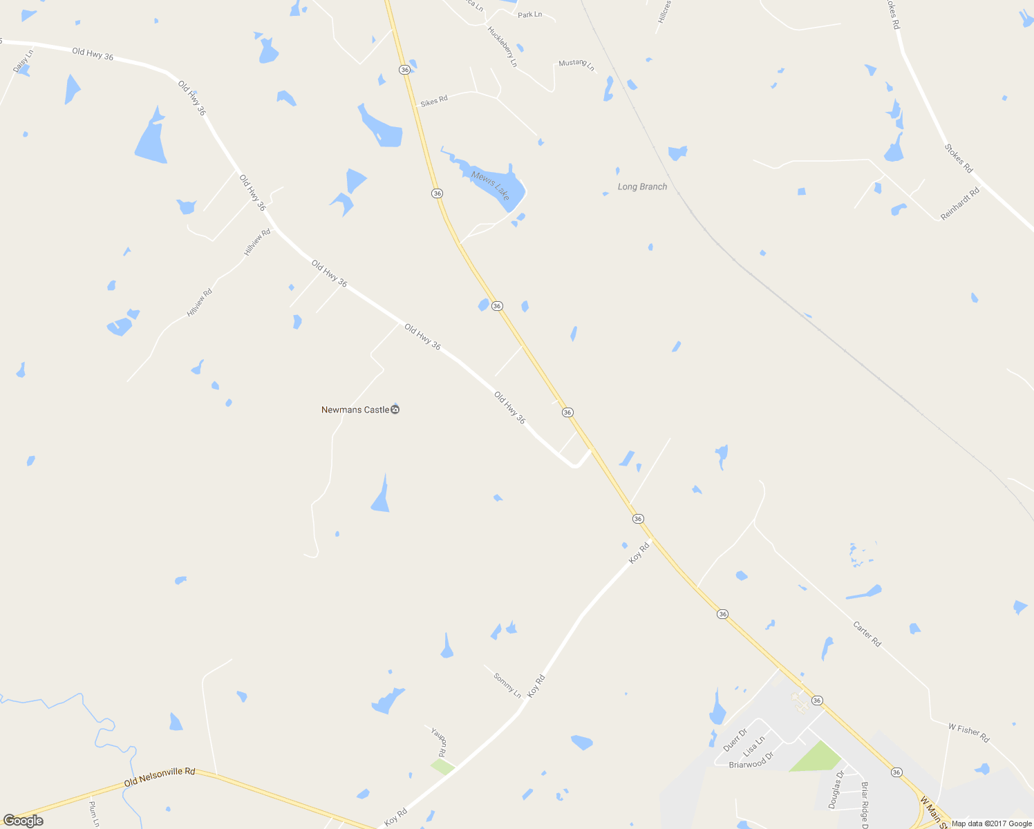 map of restaurants, bars, coffee shops, grocery stores, and more near 501 Old Highway 36 in Bellville