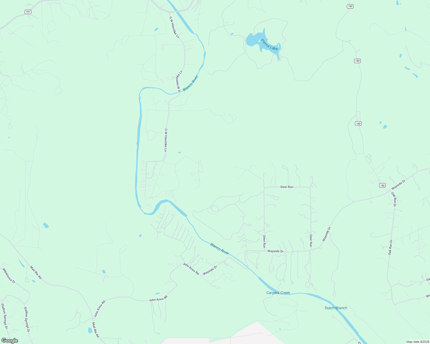map of restaurants, bars, coffee shops, grocery stores, and more near 220 Estates Road in Wimberley