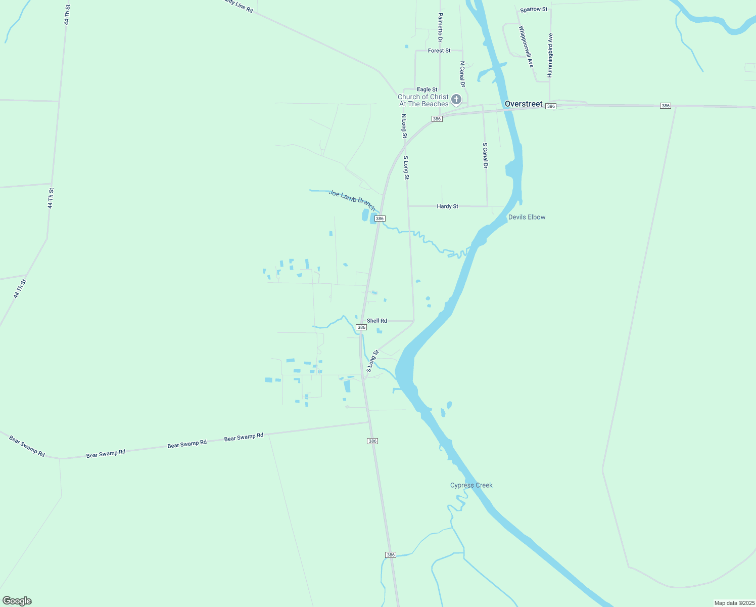 map of restaurants, bars, coffee shops, grocery stores, and more near 3720 County Road 386 in Port St. Joe