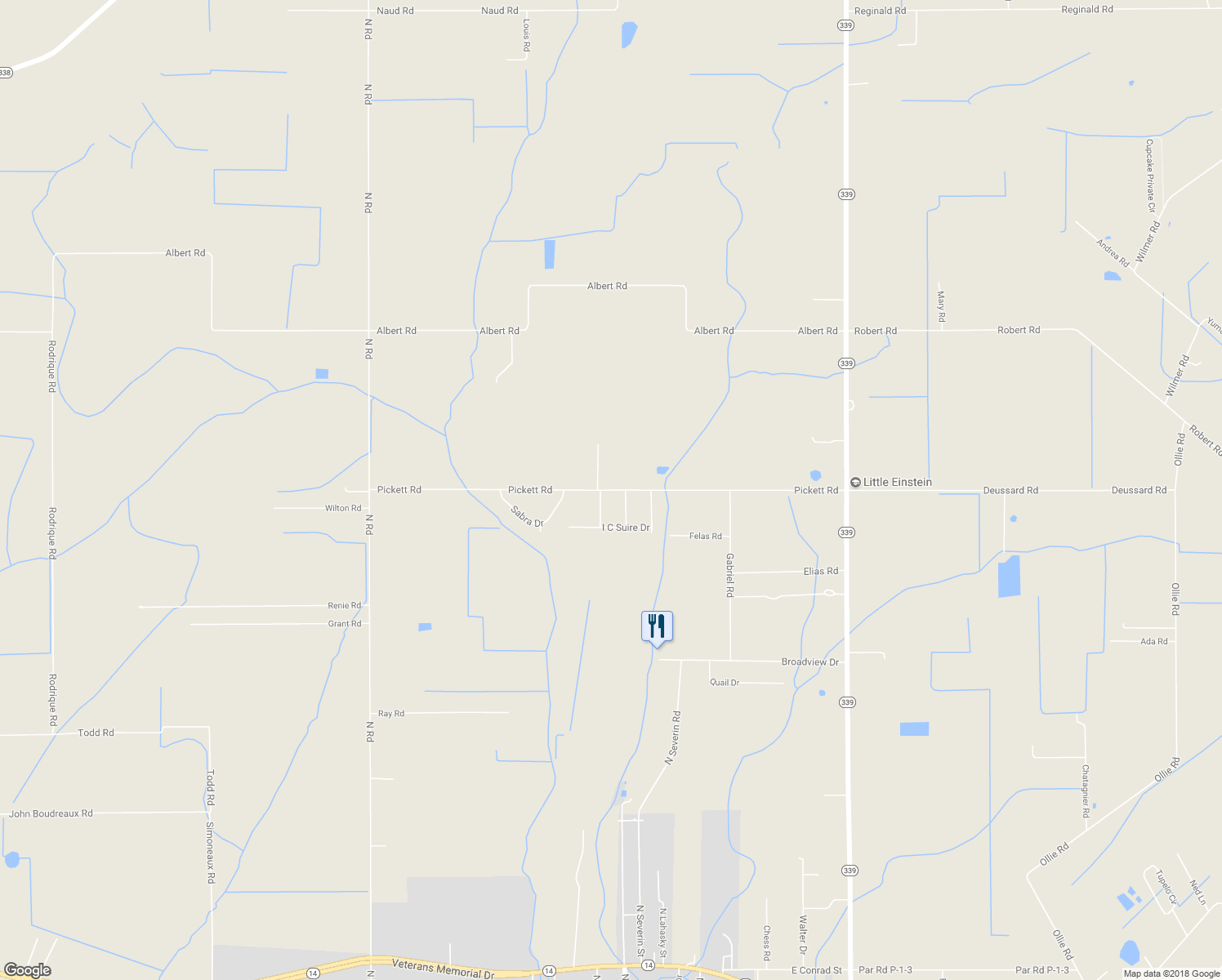 map of restaurants, bars, coffee shops, grocery stores, and more near 3707 Pickett Road in Erath