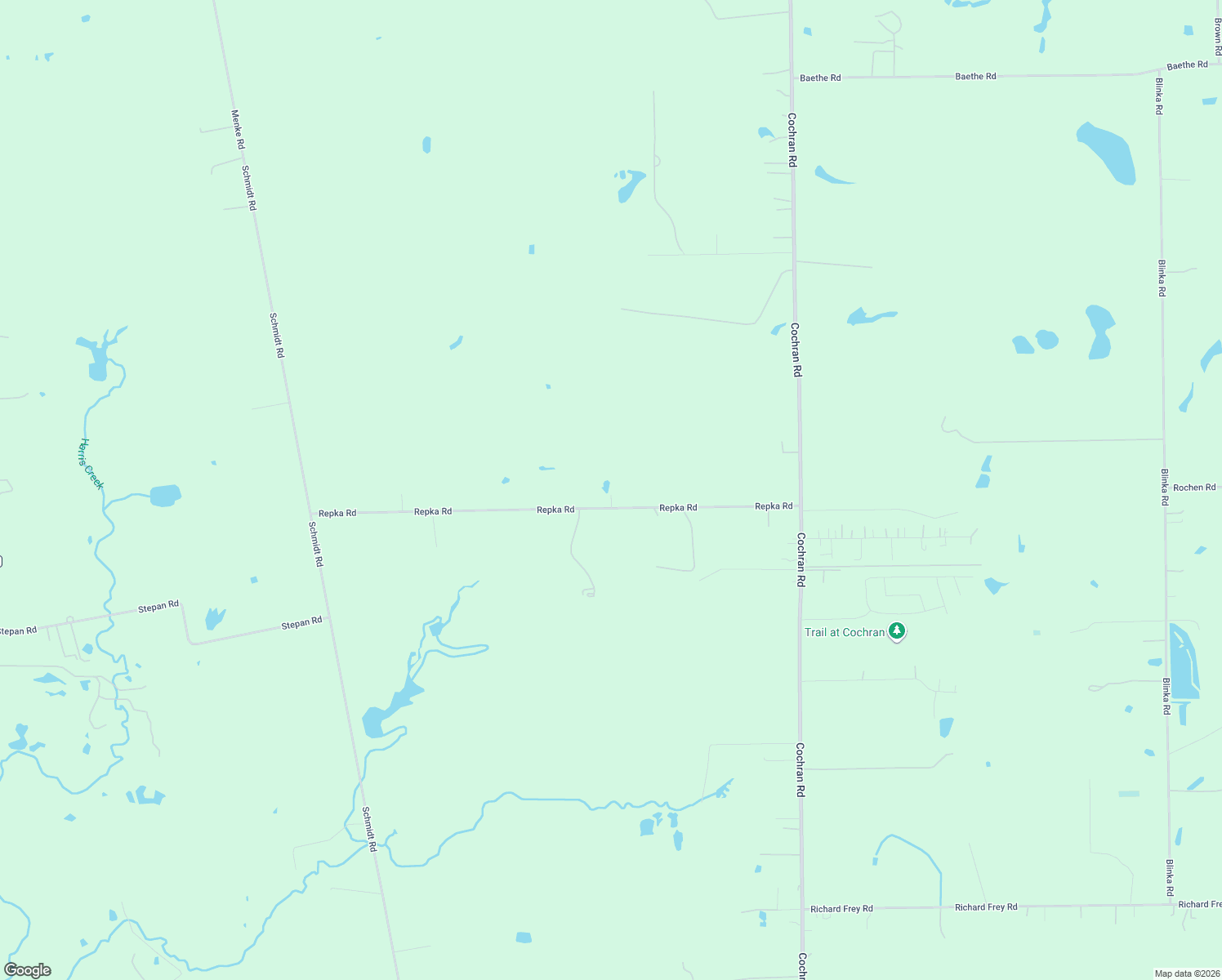 map of restaurants, bars, coffee shops, grocery stores, and more near 35496 Repka Road in Waller