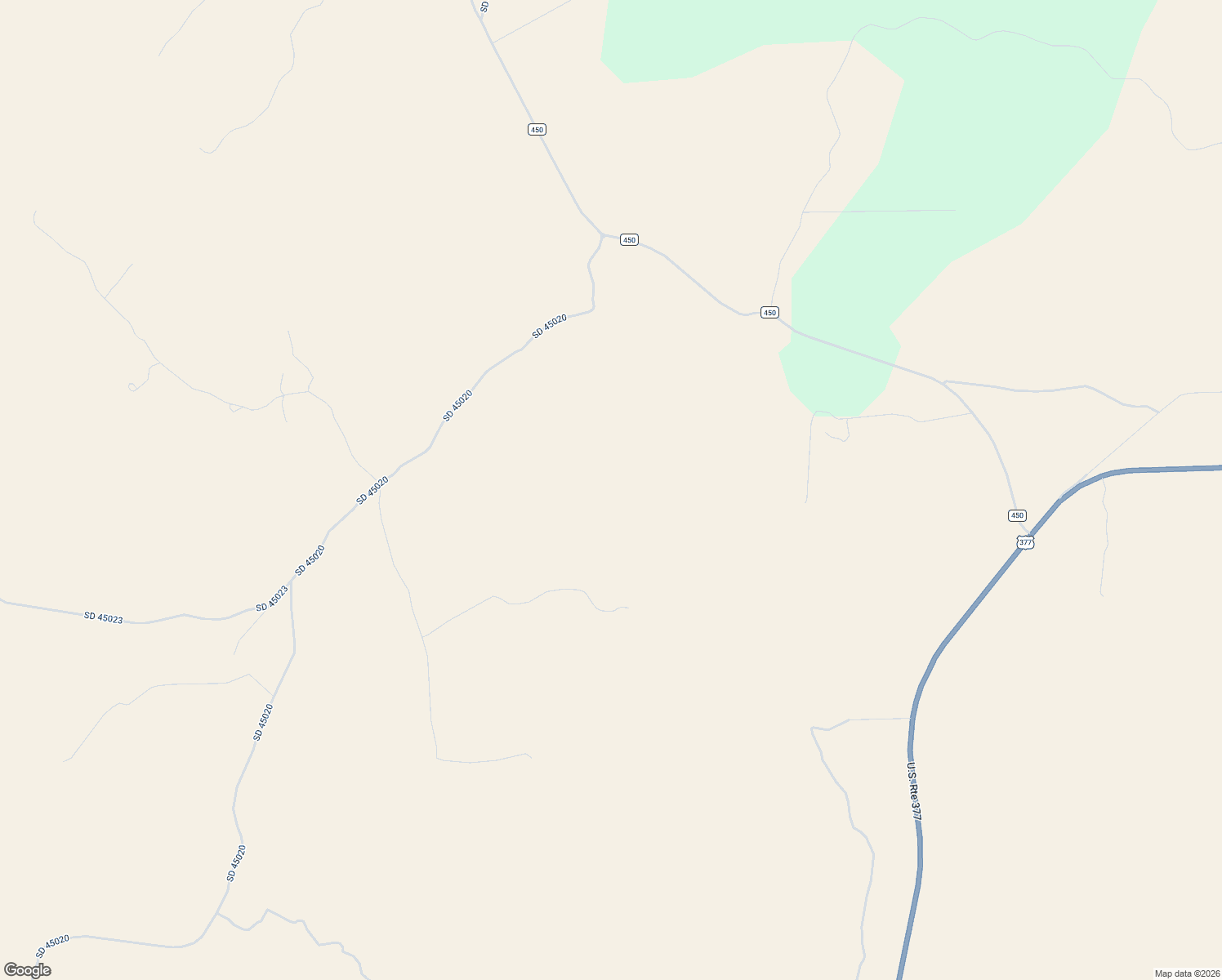 map of restaurants, bars, coffee shops, grocery stores, and more near 533 SD 45021A in Rocksprings